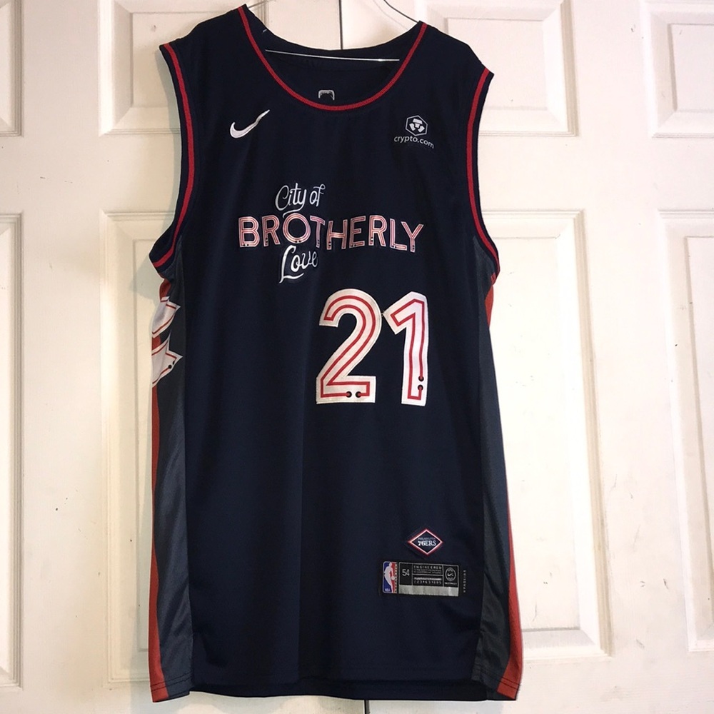 Men’s NBA 76’ers Embiid Mesh Jersey